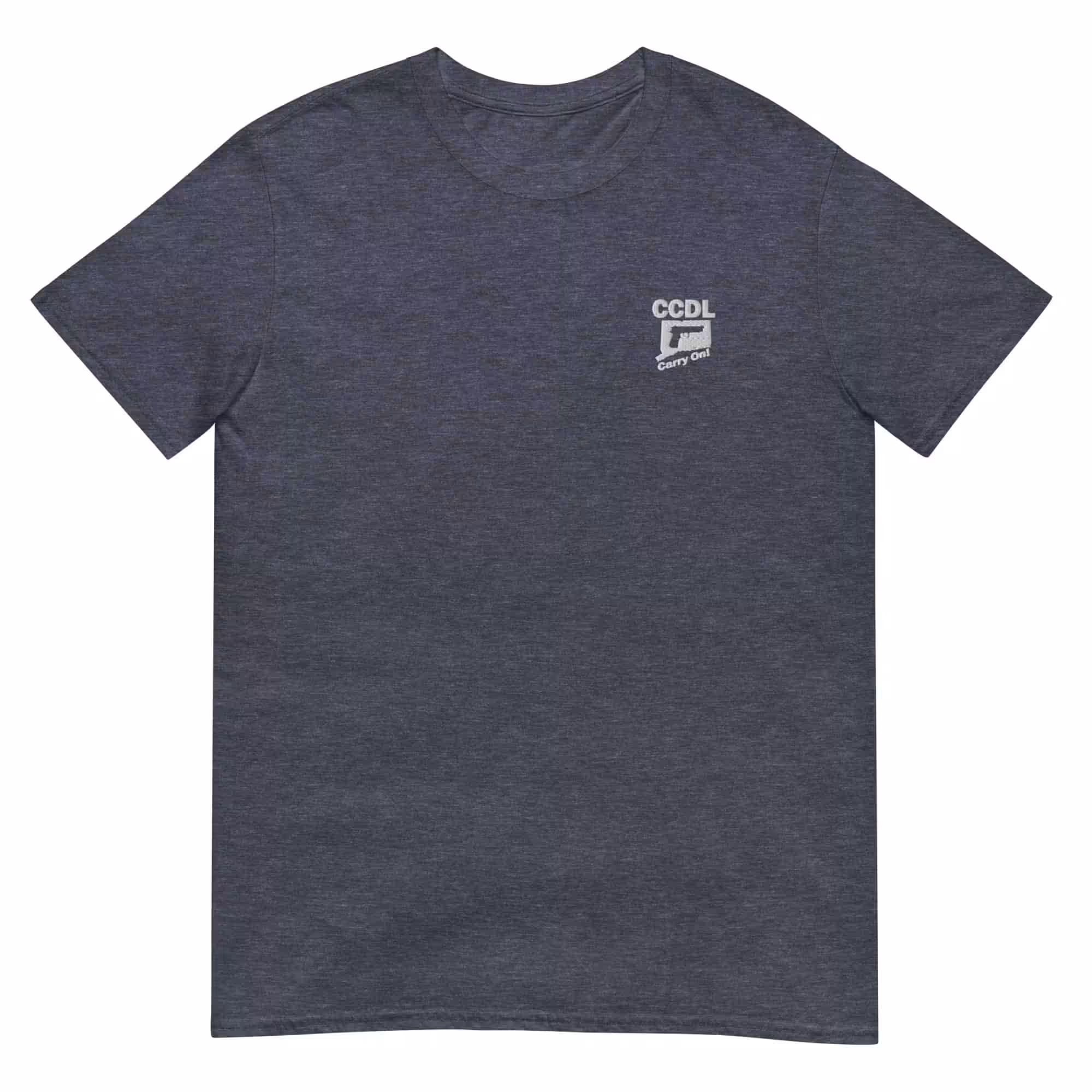"Embroidered Minimalist" Unisex Soft Tee - Image 3