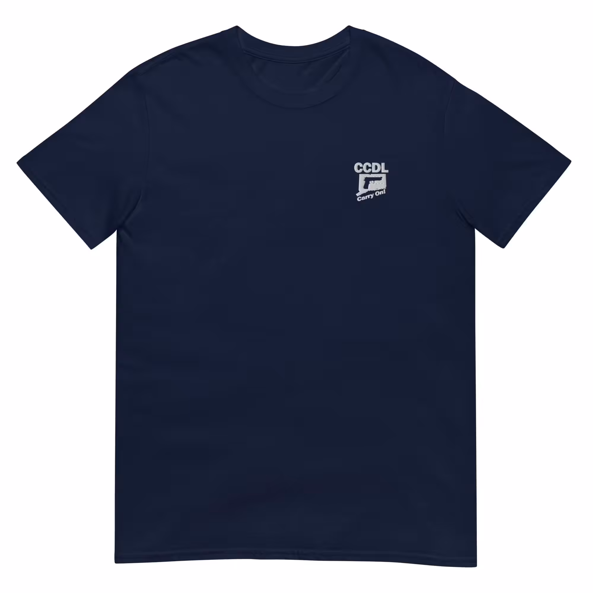 "Embroidered Minimalist" Unisex Soft Tee - Image 2