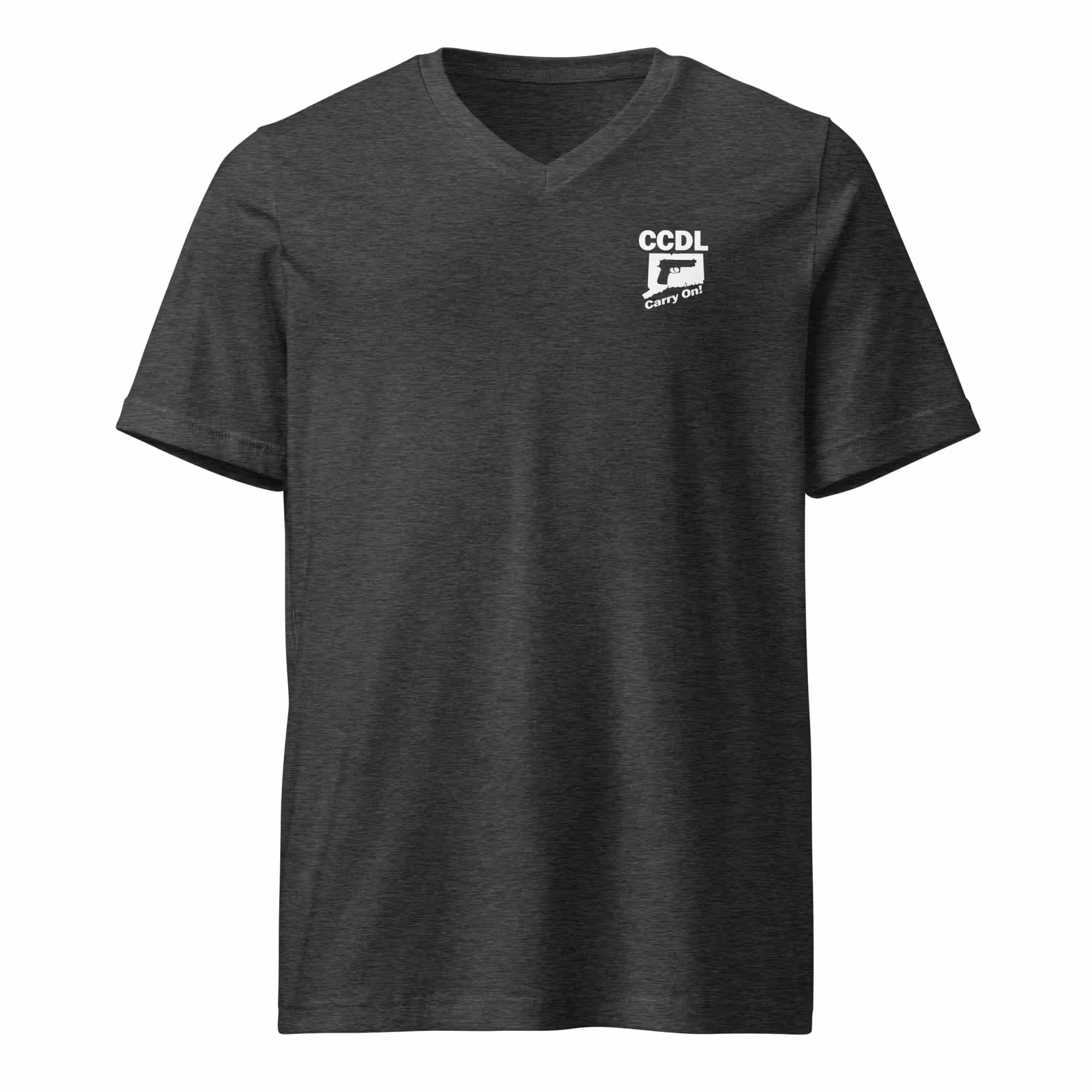 "CCDL Classic" Unisex V-Neck Tee - Image 5