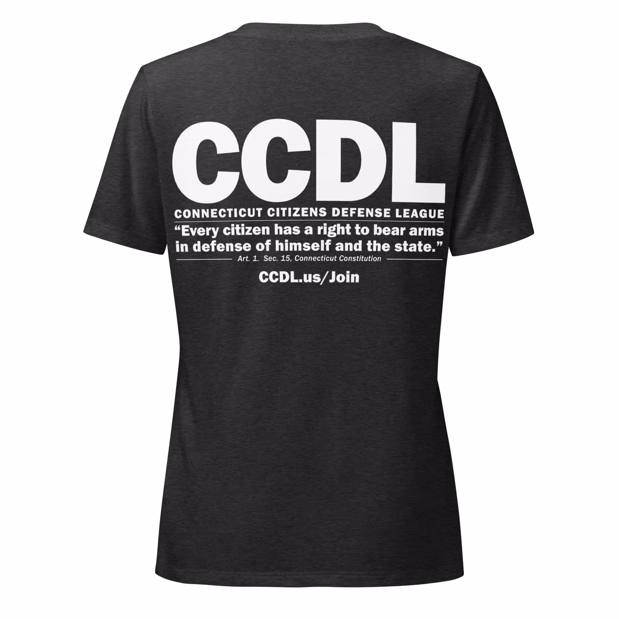 "CCDL Classic" Women’s Relaxed V-Neck Tee - Image 6