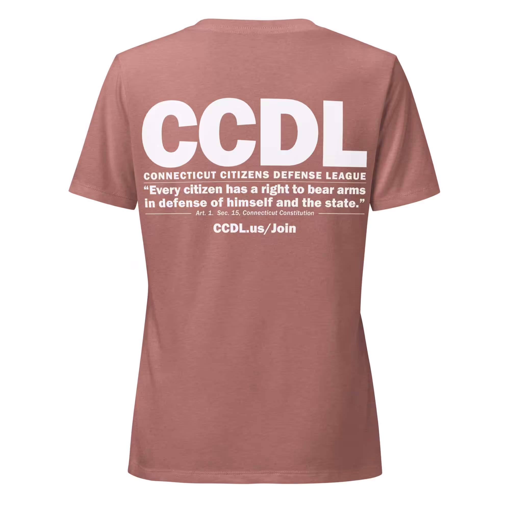 "CCDL Classic" Women’s Relaxed V-Neck Tee - Image 12