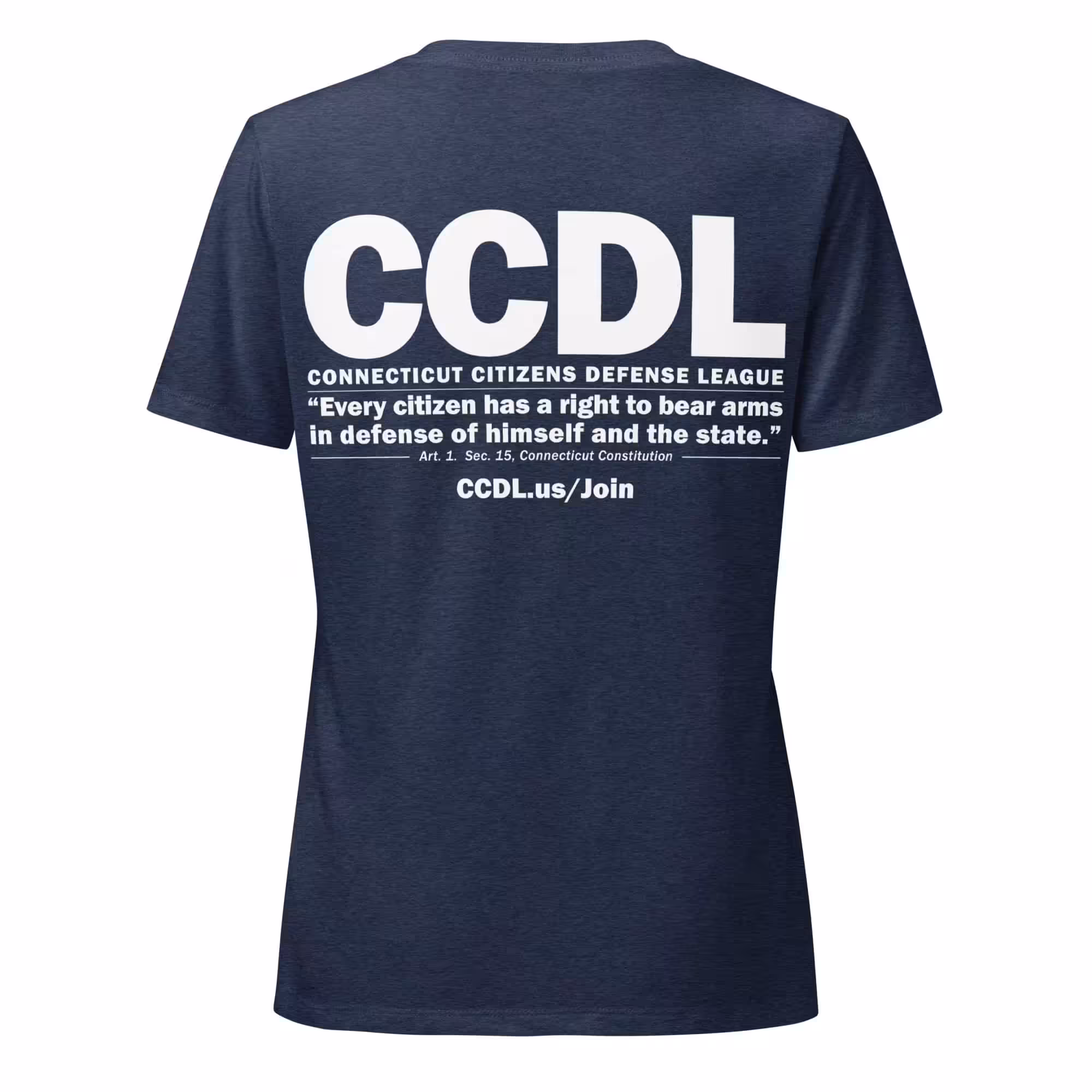 "CCDL Classic" Women’s Relaxed V-Neck Tee - Image 4