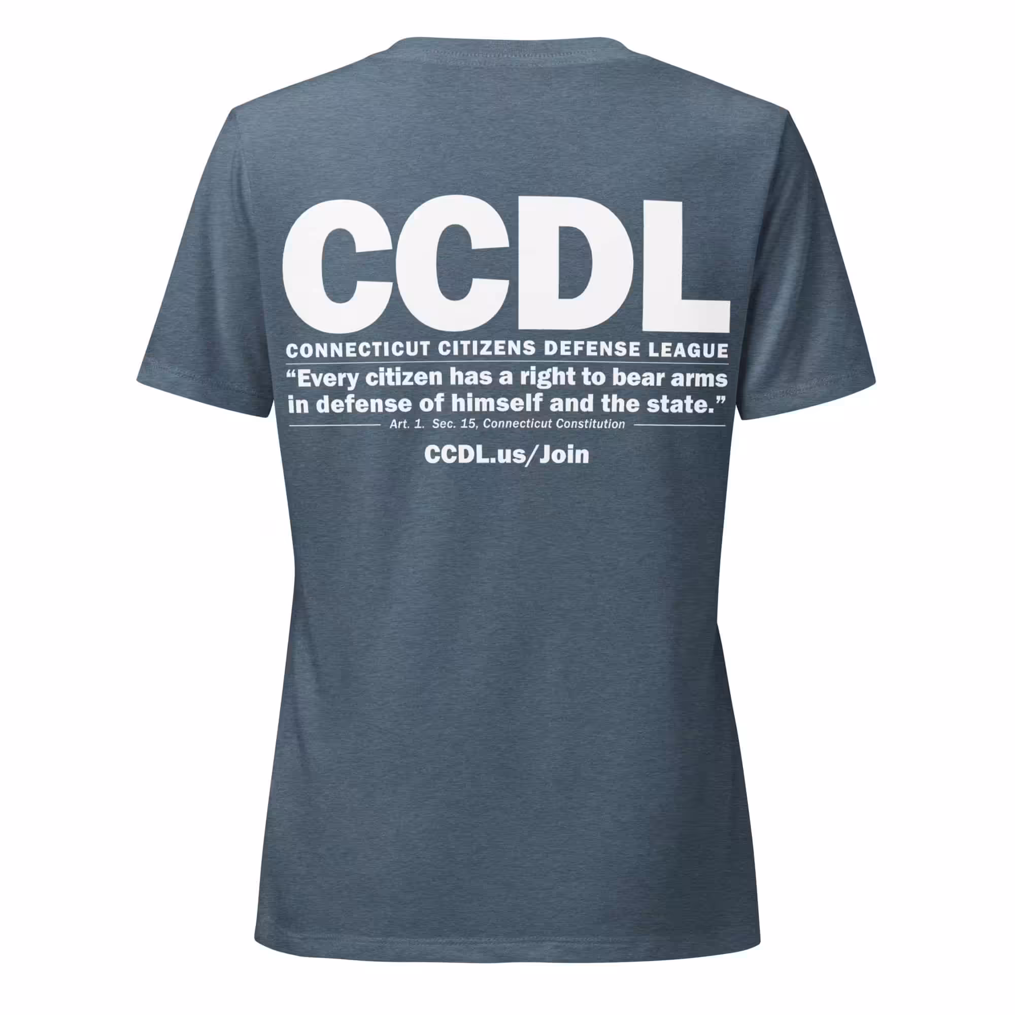 "CCDL Classic" Women’s Relaxed V-Neck Tee - Image 8