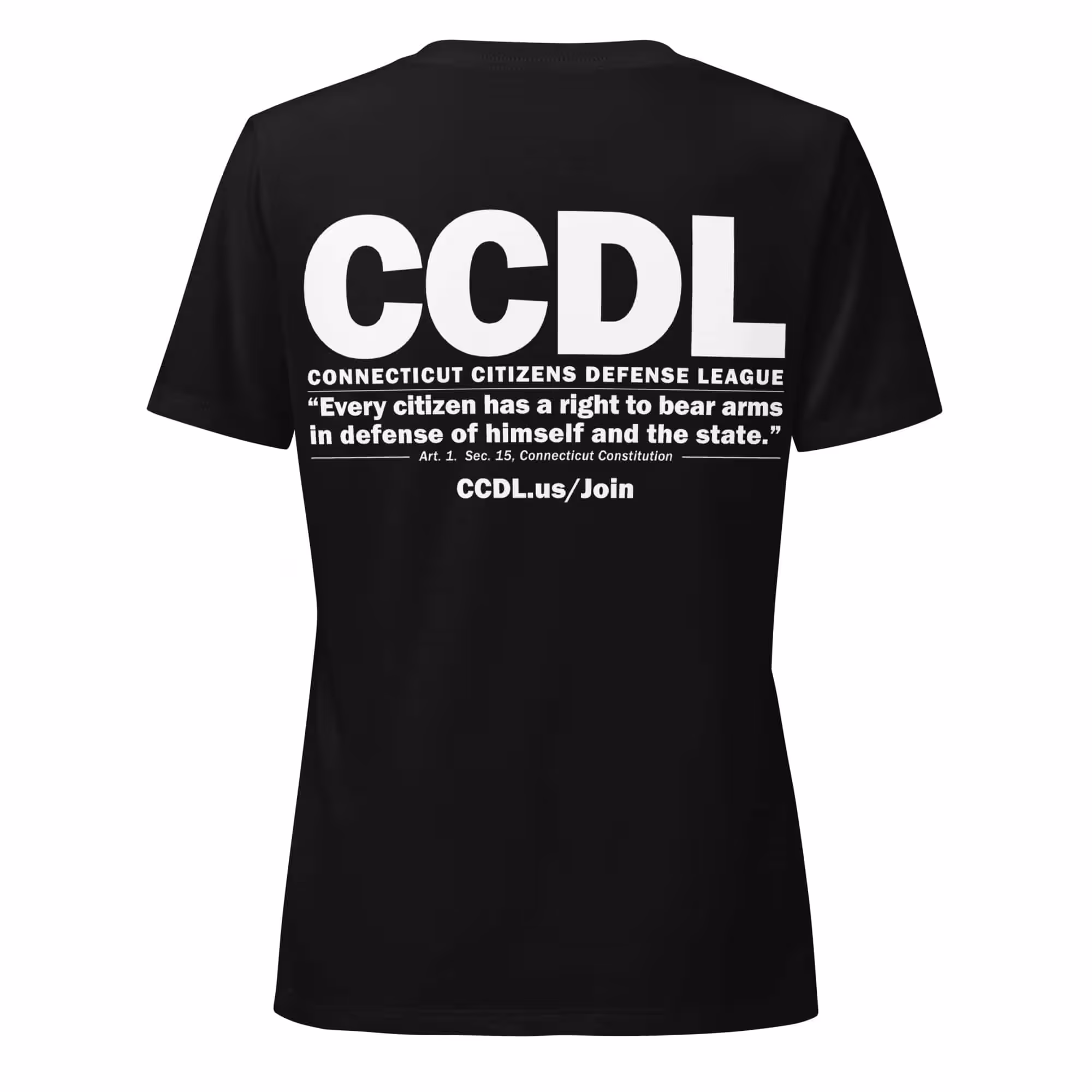 "CCDL Classic" Women’s Relaxed V-Neck Tee - Image 2